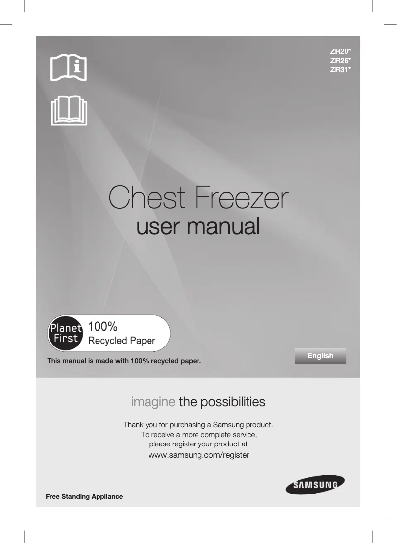 Page n°1 - Manuel utilisateur Samsung ZR31FARAEWW