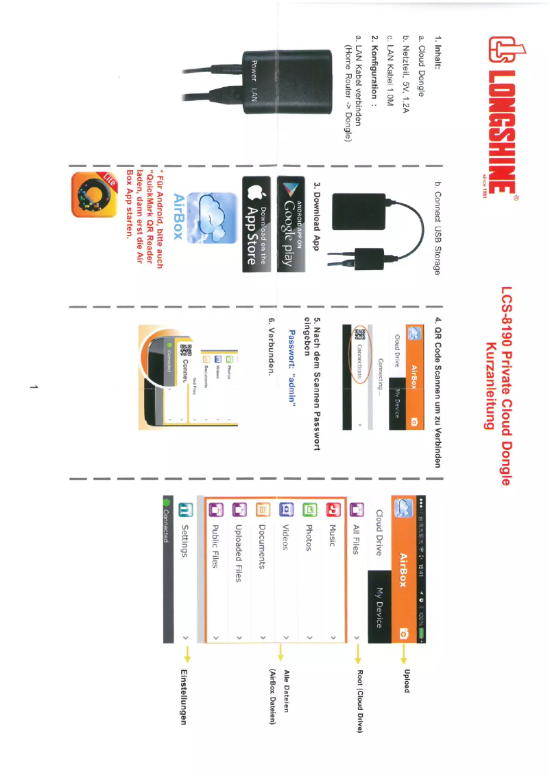 Image de la première page du manuel de l'appareil LCS-8190