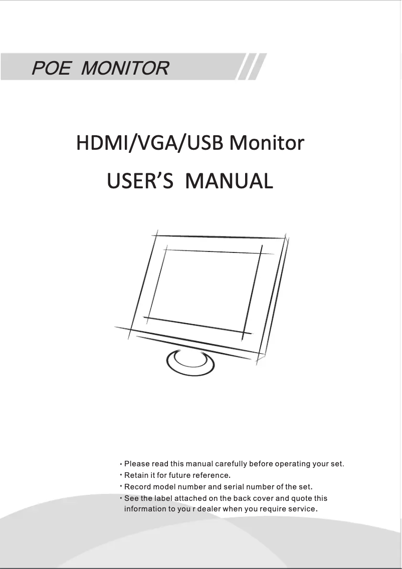 Page n°1 - Manuel utilisateur Orion OR24RPE