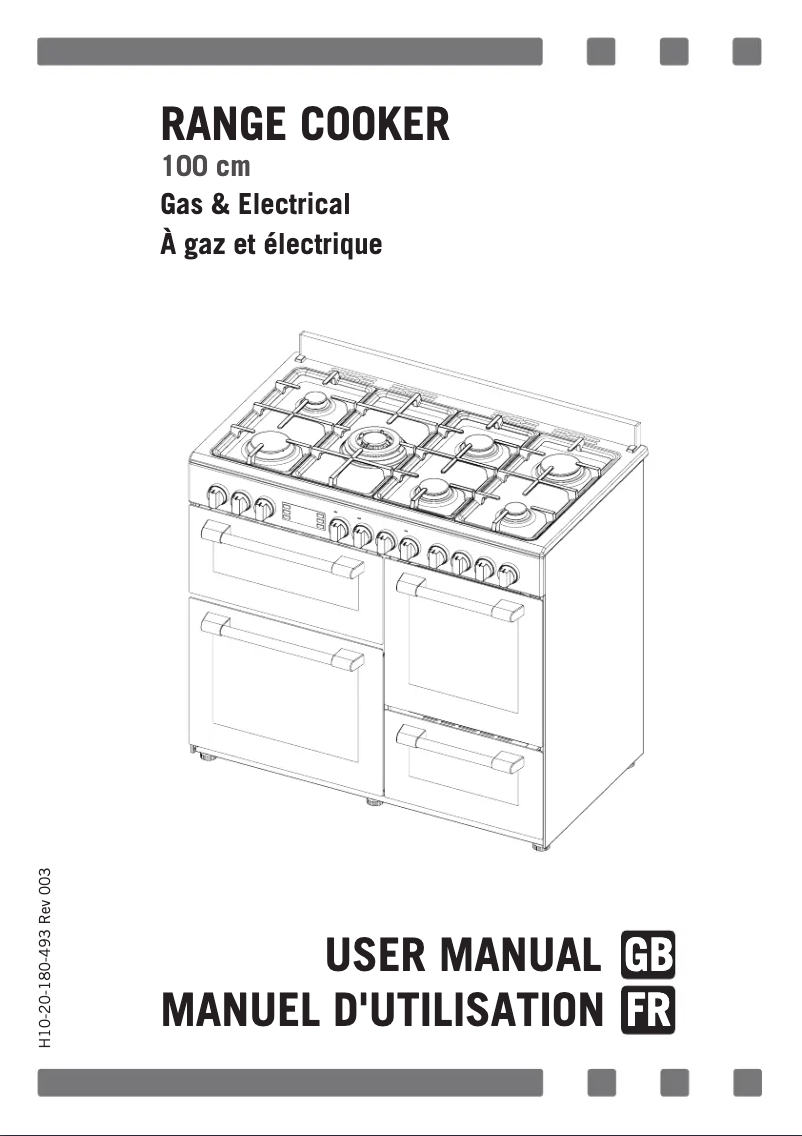 Image de la première page du manuel de l'appareil RG4E1060CMB/E