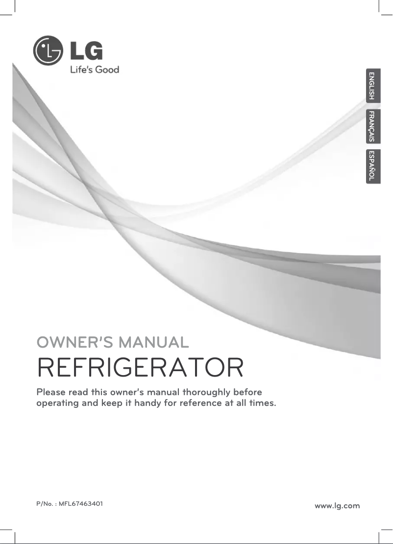 Imagen de la primera página del manual del dispositivo GW-F401ESNW