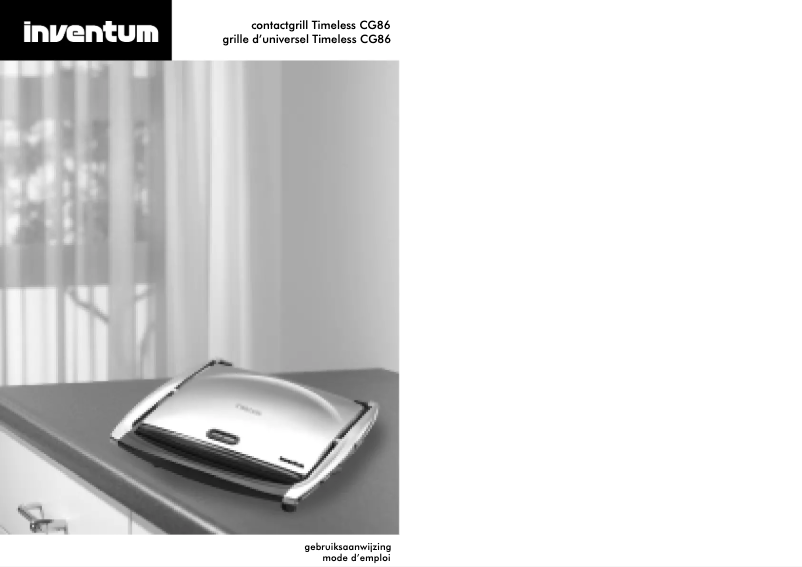 Page n°1 - Manuel utilisateur Inventum CG86