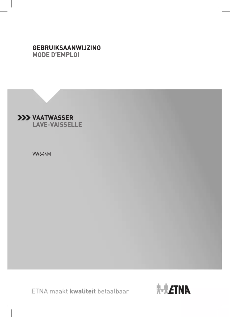 Image de la première page du manuel de l'appareil VW644M