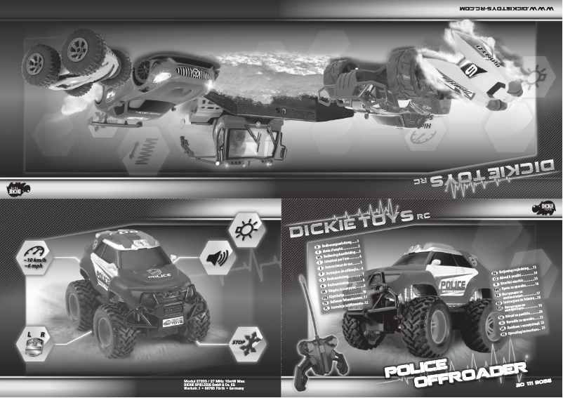 Image de la première page du manuel de l'appareil Police Offroader
