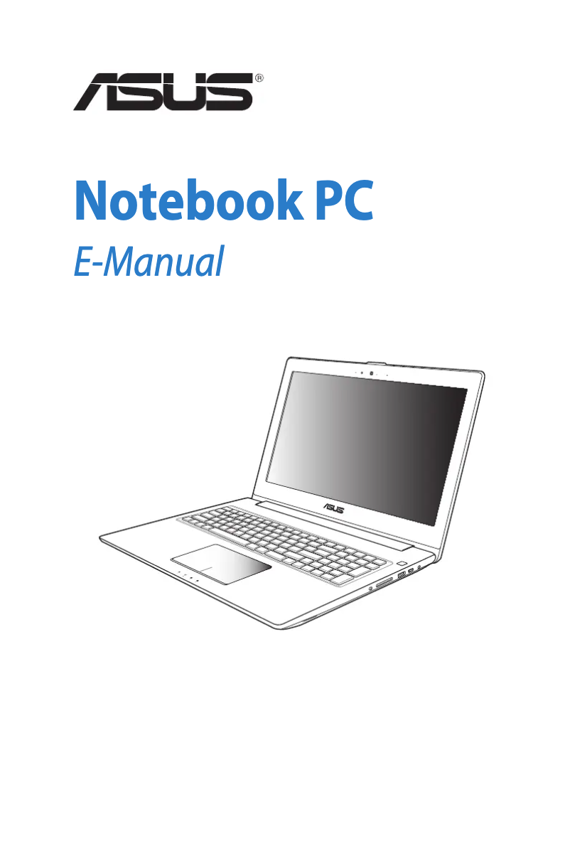 Page n°1 - Manuel utilisateur Asus ZenBook Touch UX51VZ