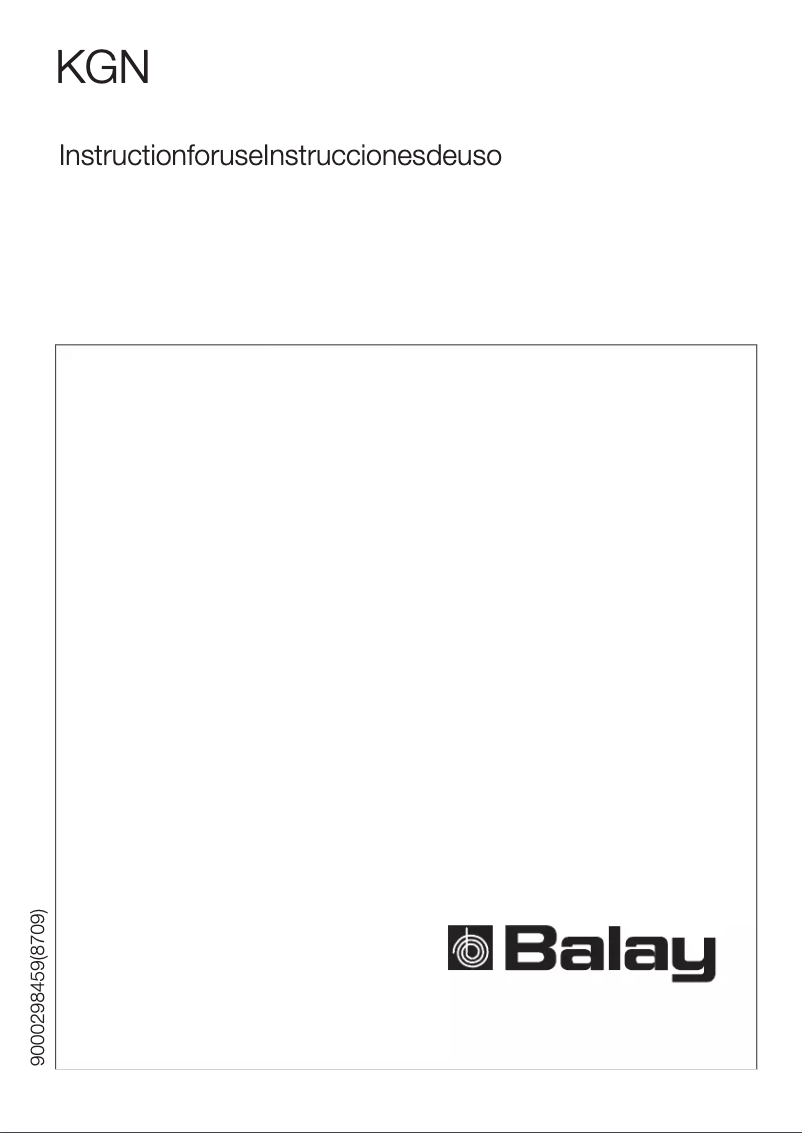 Image de la première page du manuel de l'appareil 3KFP7665AD