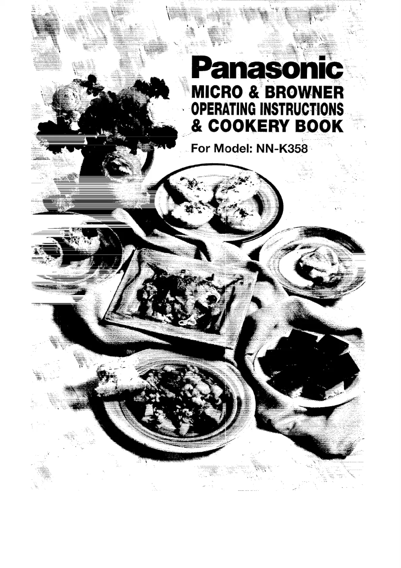 Page 1 de la notice Manuel utilisateur Panasonic NN-K358