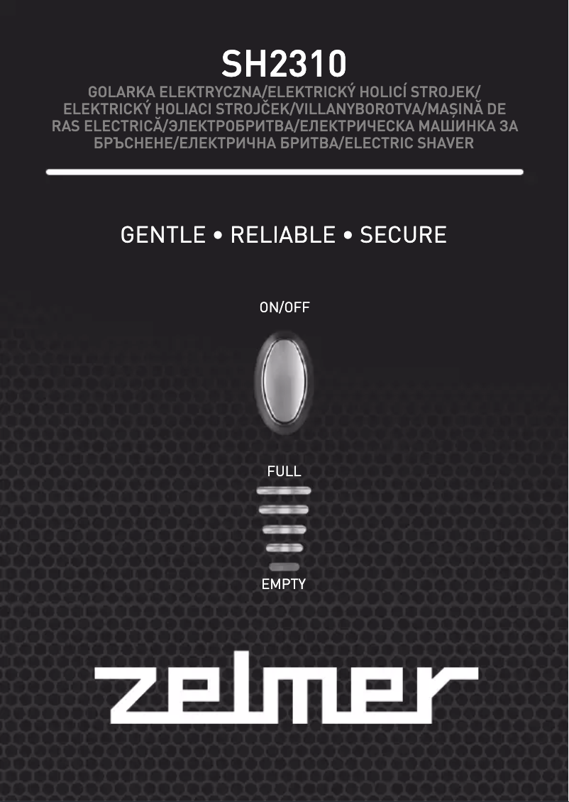 Página 1 del manual Manual de usuario Zelmer SH2310