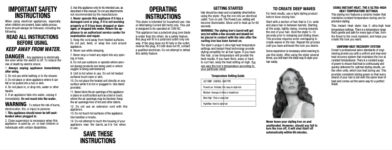 Página 1 del manual Manual de usuario Conair CD400R