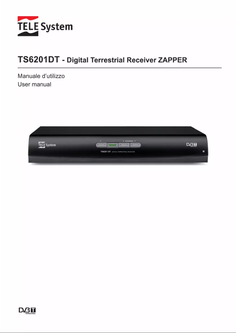 Page n°1 - Manuel utilisateur TELE System TS6201DT