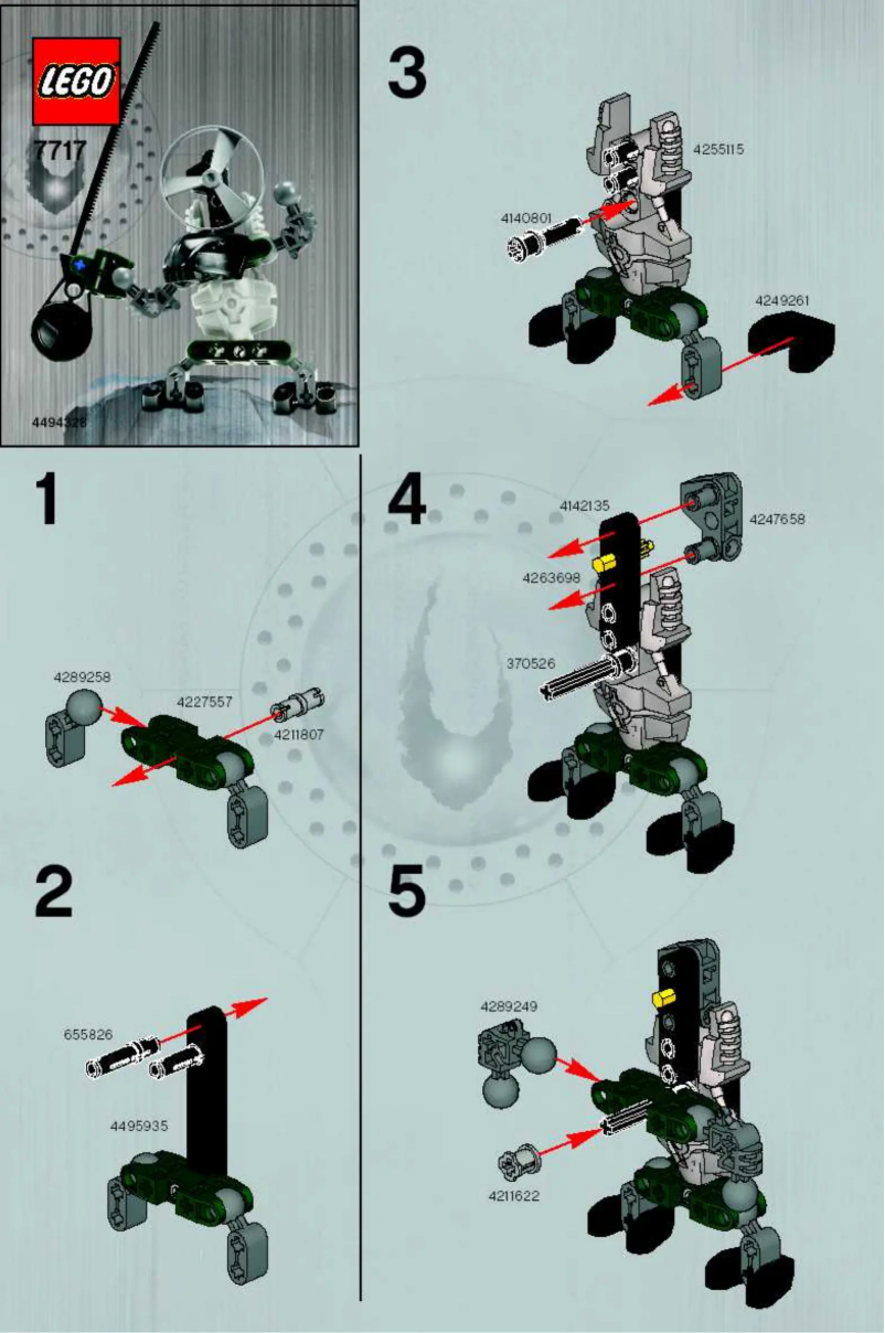 Page 1 of the manual User Manual Lego QUICK Bad Guy Green