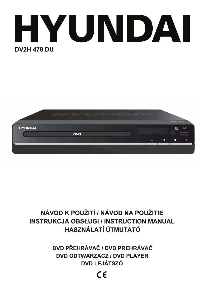 Page 1 de la notice Manuel utilisateur Hyundai DV2H 478 DU