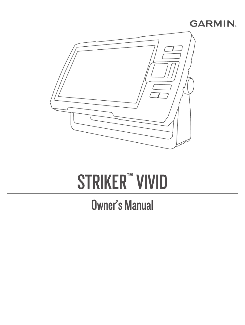 Page 1 de la notice Guide d'installation Garmin STRIKER Vivid 5cv