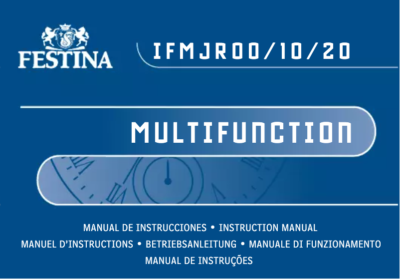 Page 1 de la notice Manuel utilisateur Festina Retro F16848