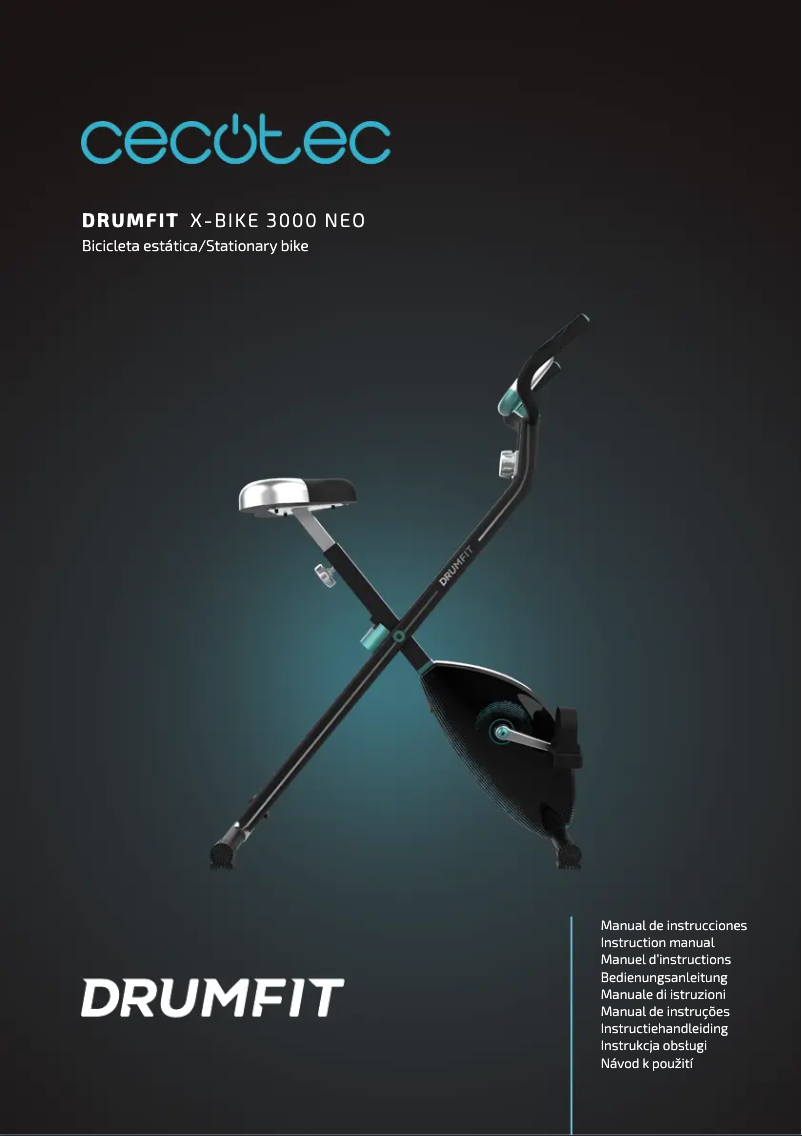 Page n°1 - Manuel utilisateur Cecotec Drumfit X-Bike 3000 Neo