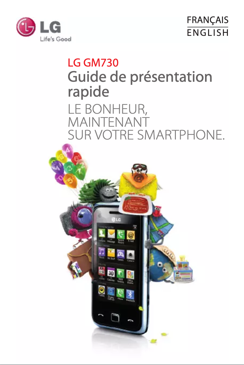 Page n°1 - Manuel utilisateur LG GM730 Eigen