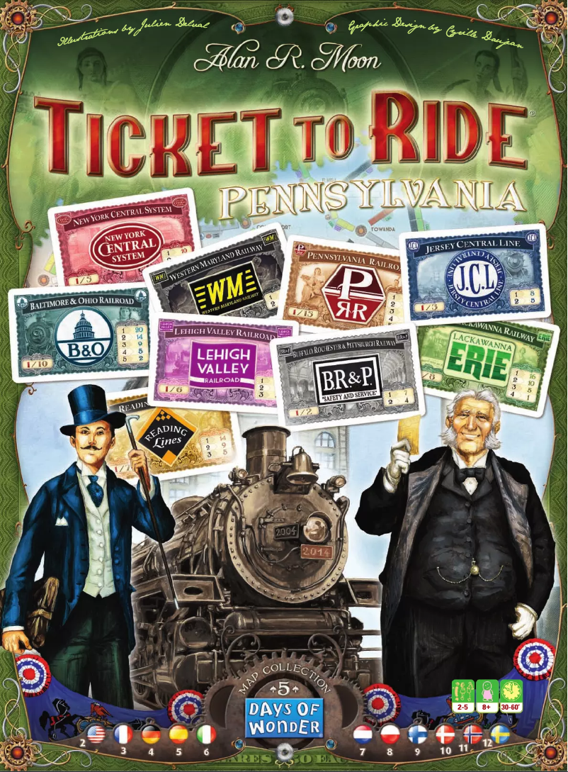 Page n°1 - Manuel utilisateur Days of Wonder Ticket to Ride - UK/Pennsylvania