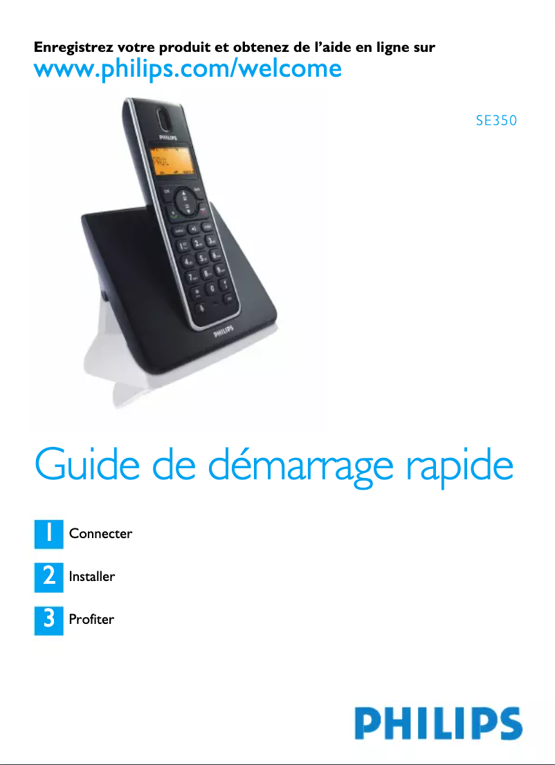 Image de la première page du manuel de l'appareil SE3501B