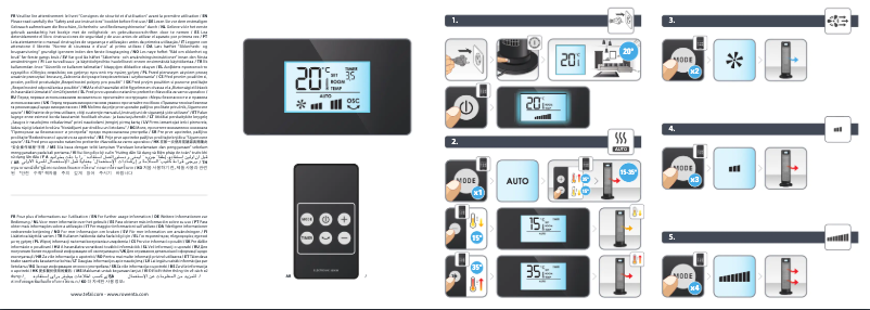 Imagen de la primera página del manual del dispositivo Proceram SE9040