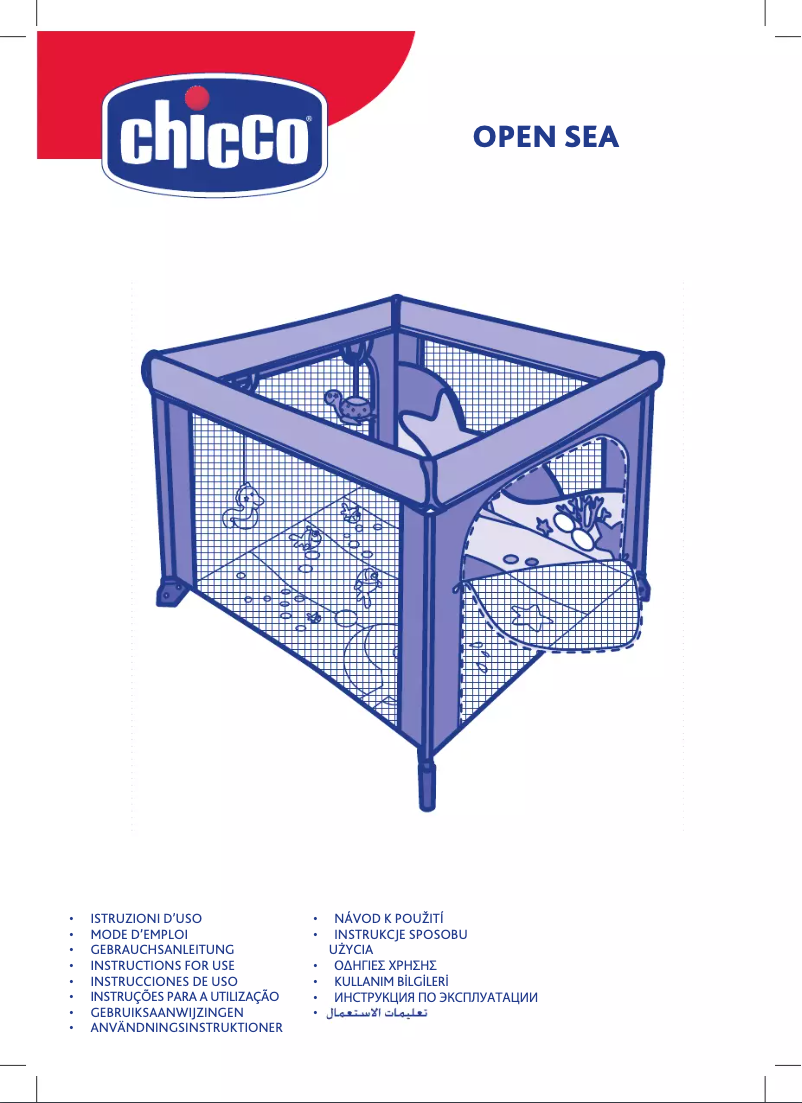 Page 1 de la notice Manuel utilisateur Chicco Box Open Sea