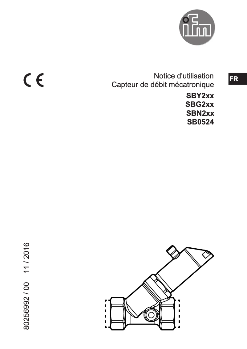 Page n°1 - Manuel utilisateur IFM SBN233