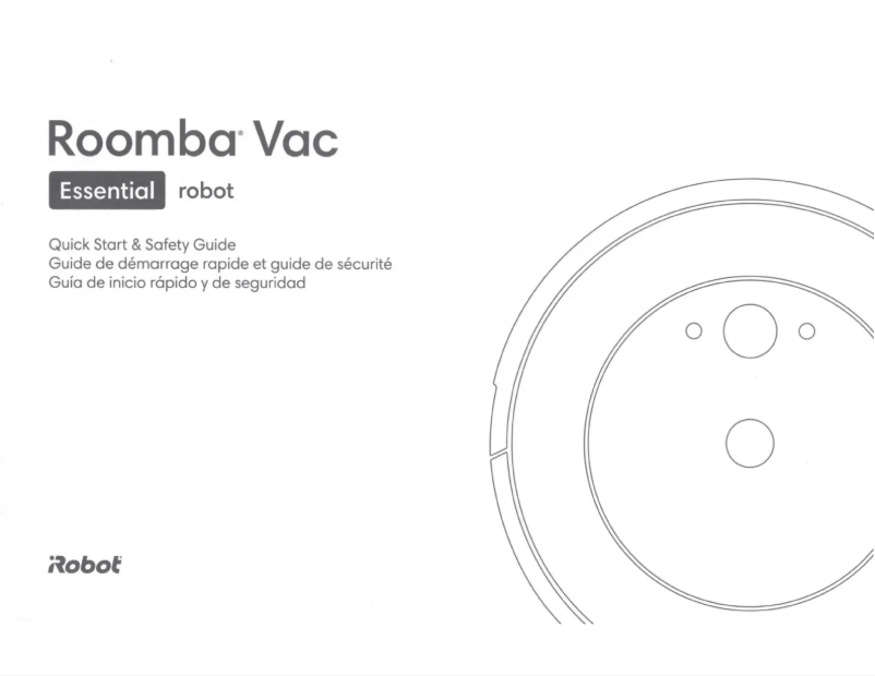 Image de la première page du manuel de l'appareil Roomba Vac Essential