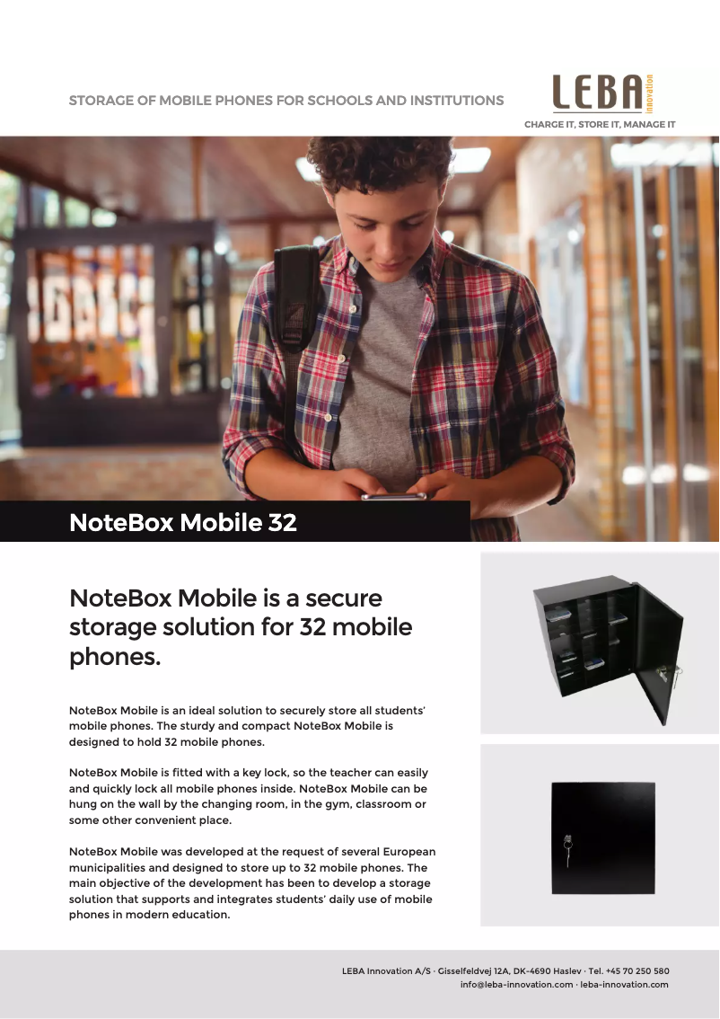 Page n°1 - Manuel utilisateur Leba NoteBox Mobile 32