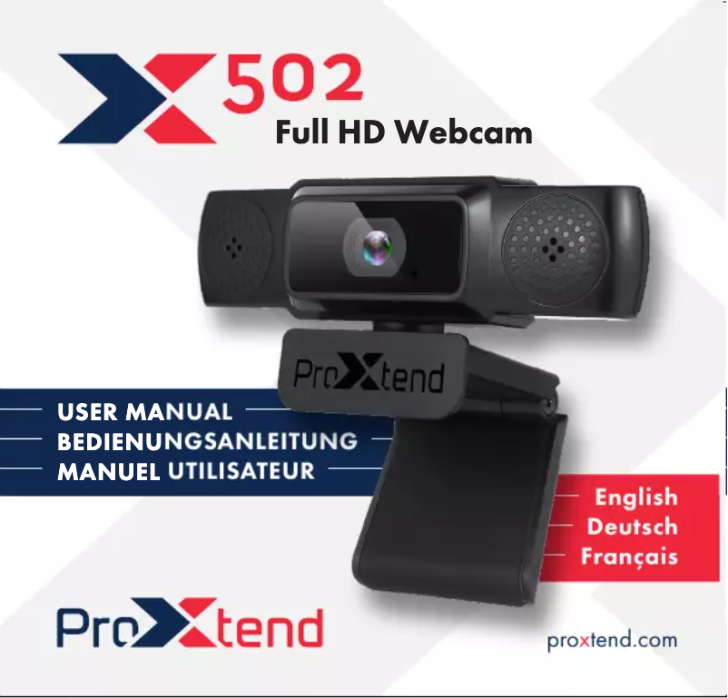 Page n°1 - Manuel utilisateur ProXtend X502