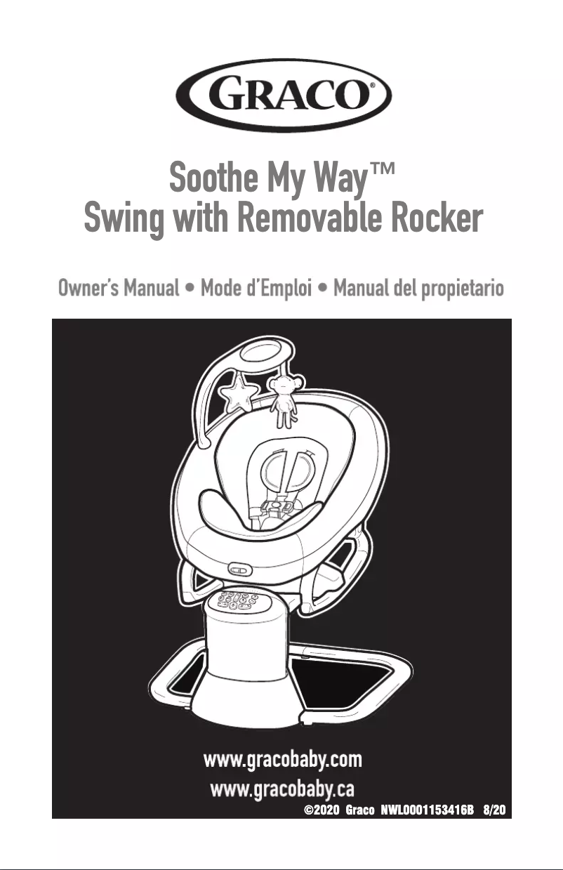 Page 1 de la notice Manuel utilisateur Graco Soothe My Way