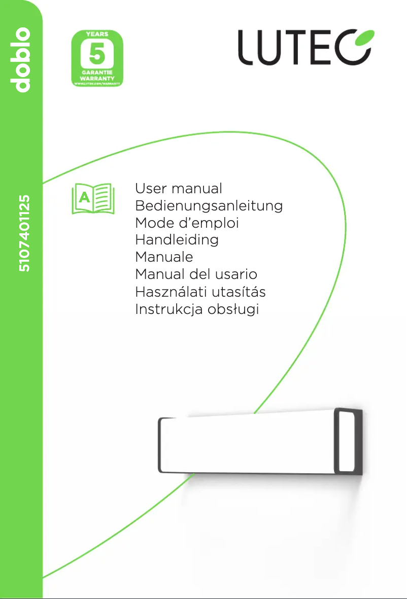 Page n°1 - Manuel utilisateur Lutec Doblo