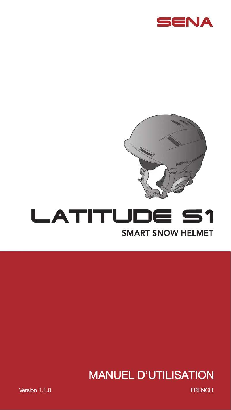 Image de la première page du manuel de l'appareil Latitude S1