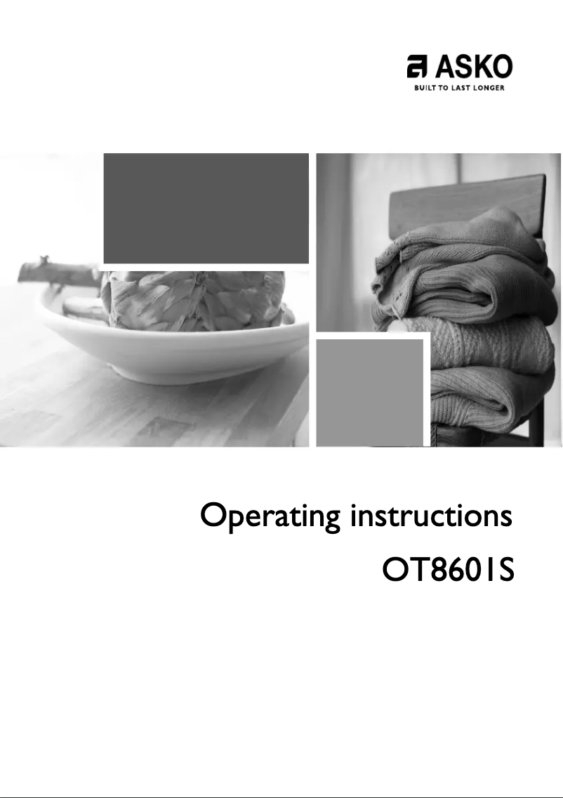 Page 1 de la notice Manuel utilisateur Asko OT8601S