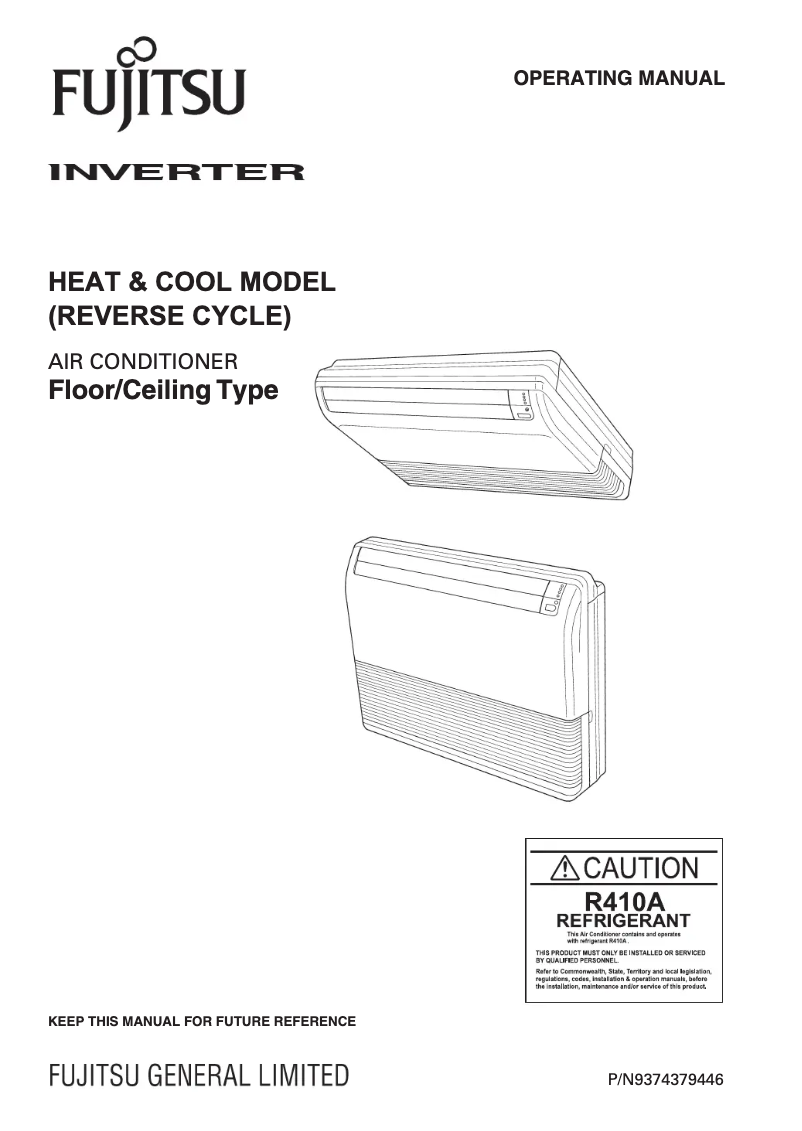 Page 1 de la notice Manuel utilisateur Fujitsu ABTG18LVTA