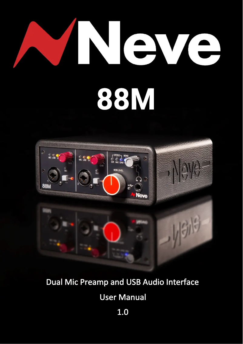 Page 1 de la notice Manuel utilisateur AMS Neve 88M