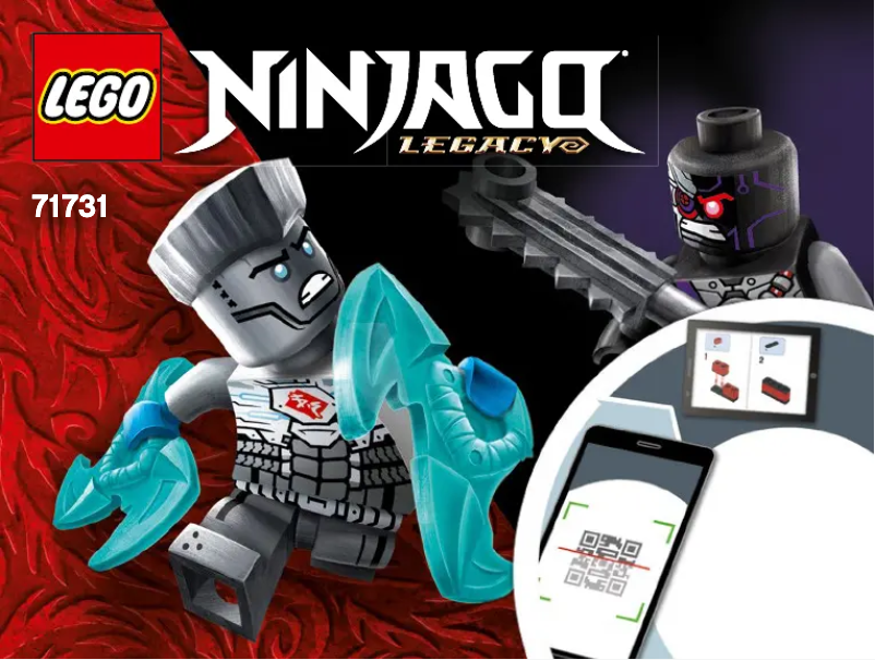 Page 1 de la notice Manuel utilisateur Lego Ninjago 71731