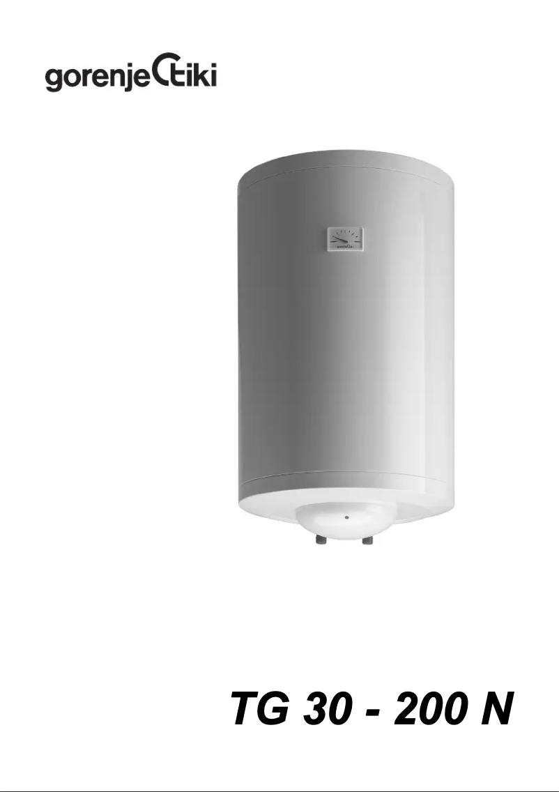 Image de la première page du manuel de l'appareil TG120NC6