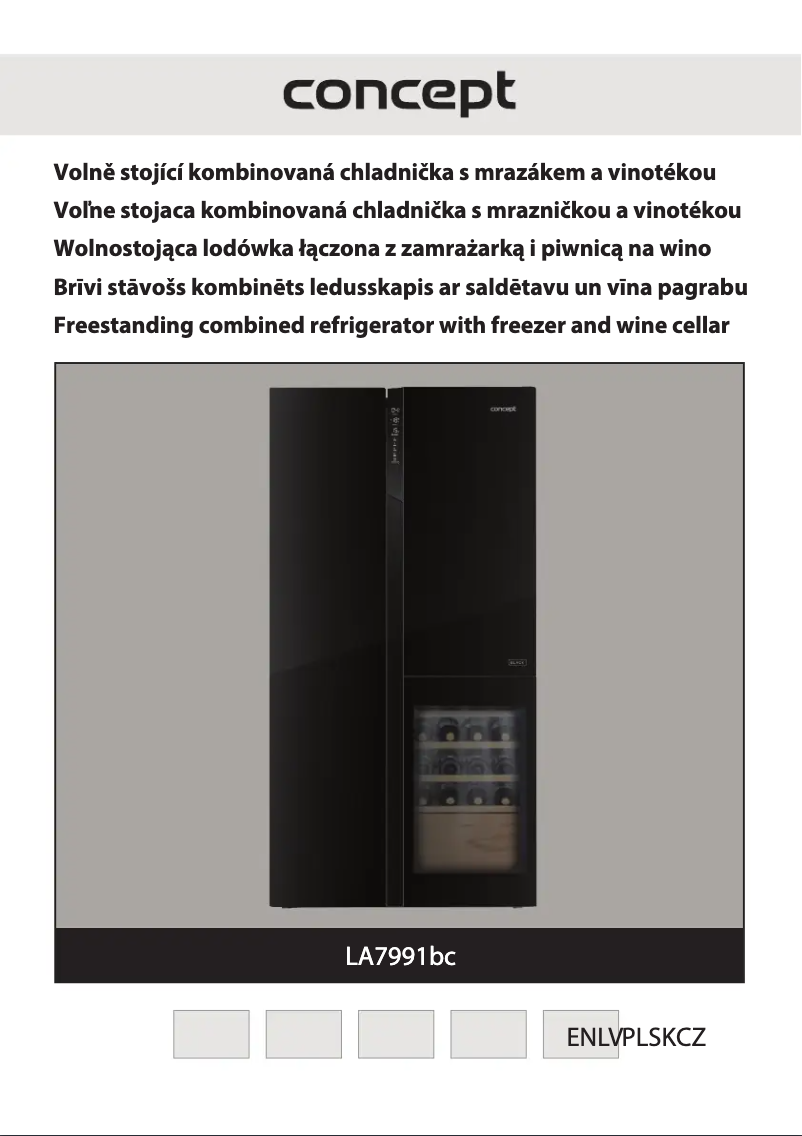 Página 1 del manual Manual de usuario Concept LA7991BC