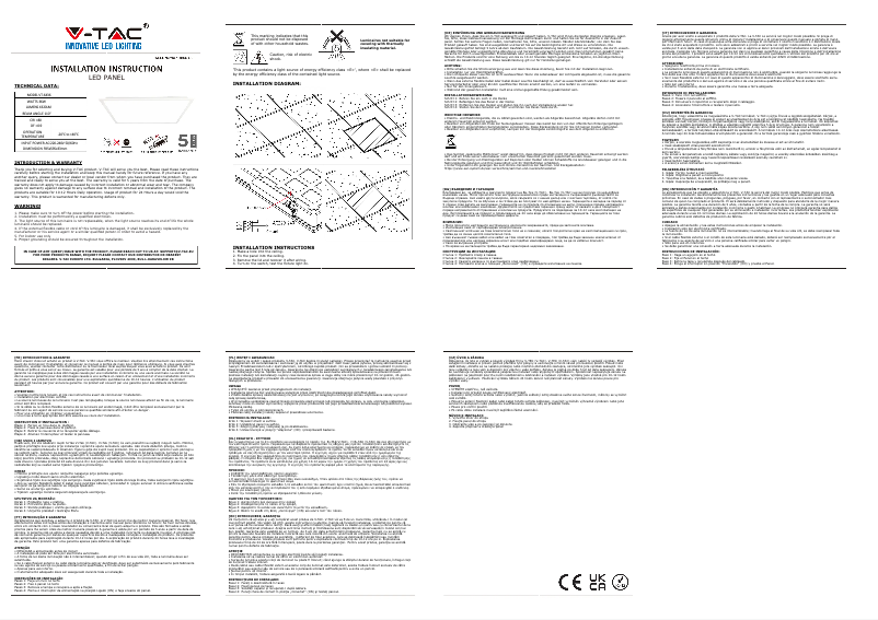 Image de la première page du manuel de l'appareil VT-6436