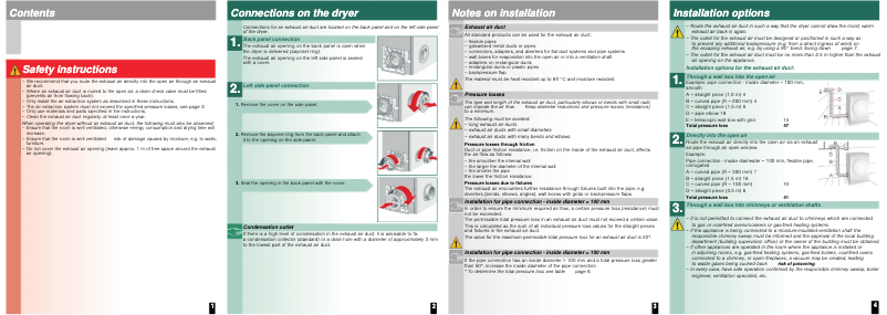 Page 1 de la notice Guide d'installation Bosch WTV74104GB