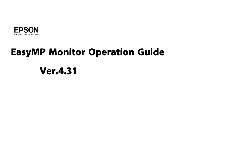 Page 1 de la notice Manuel utilisateur Epson EB-410W