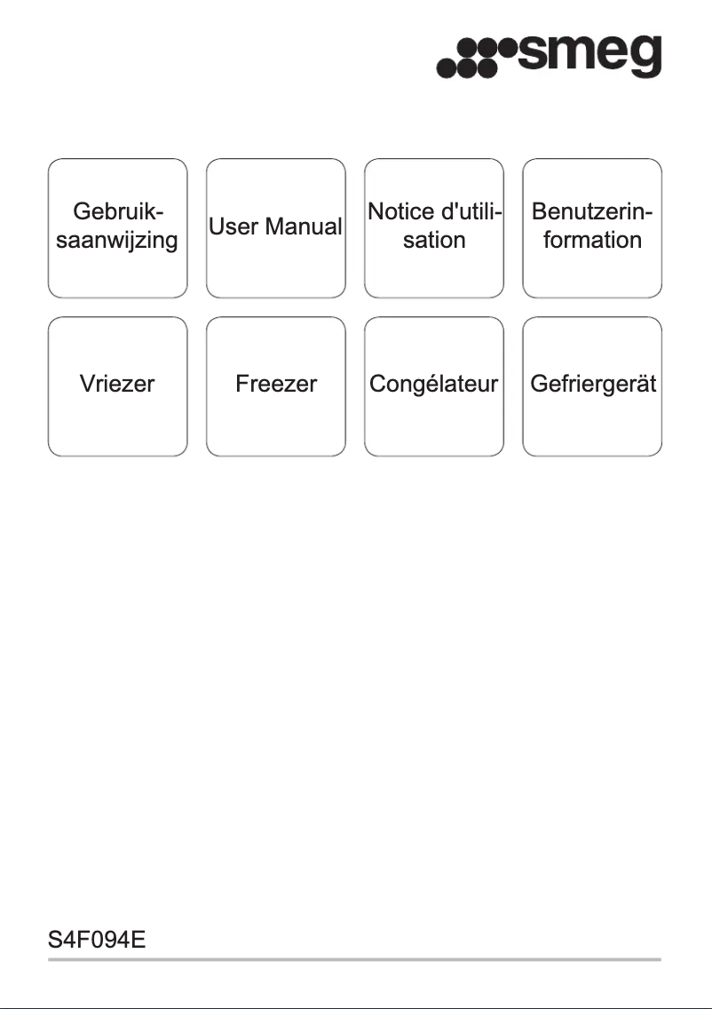 Page 1 de la notice Brochure Smeg S4F094E