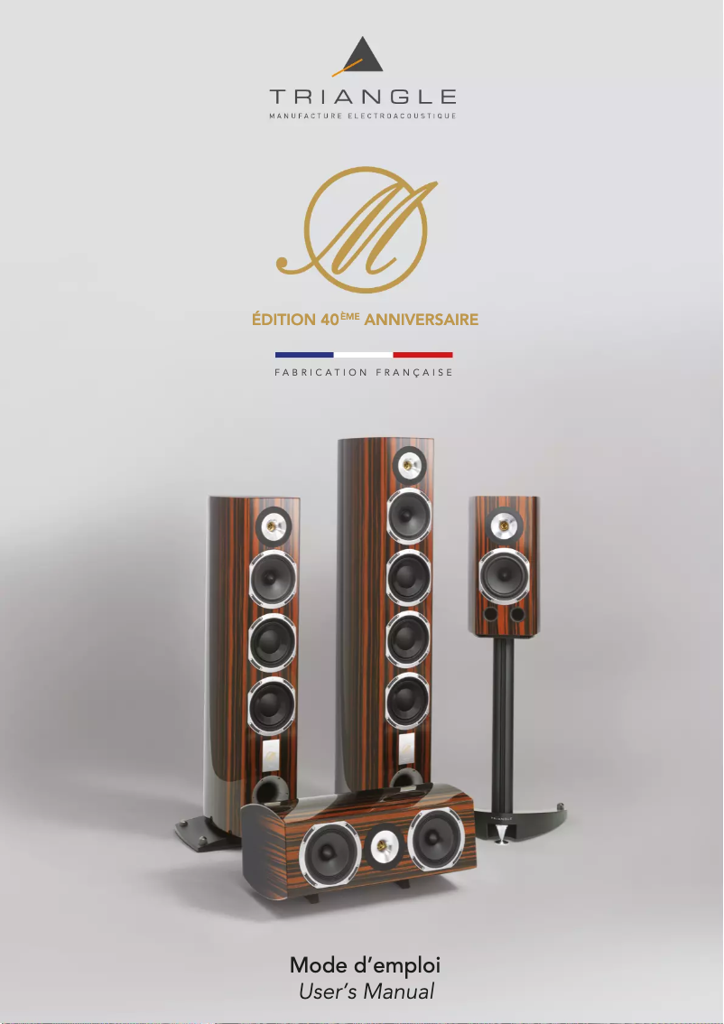 Page 1 de la notice Manuel utilisateur Triangle Magellan Quatuor