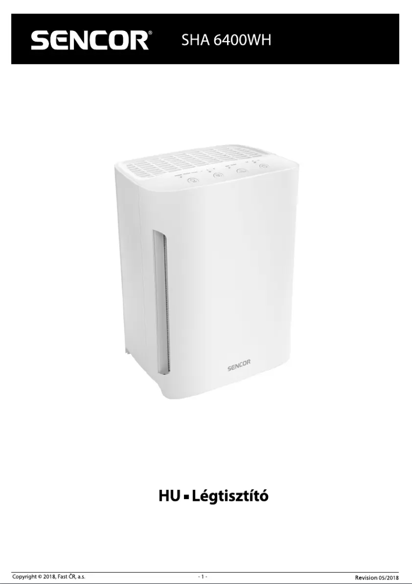 Image de la première page du manuel de l'appareil SHA 6400WH