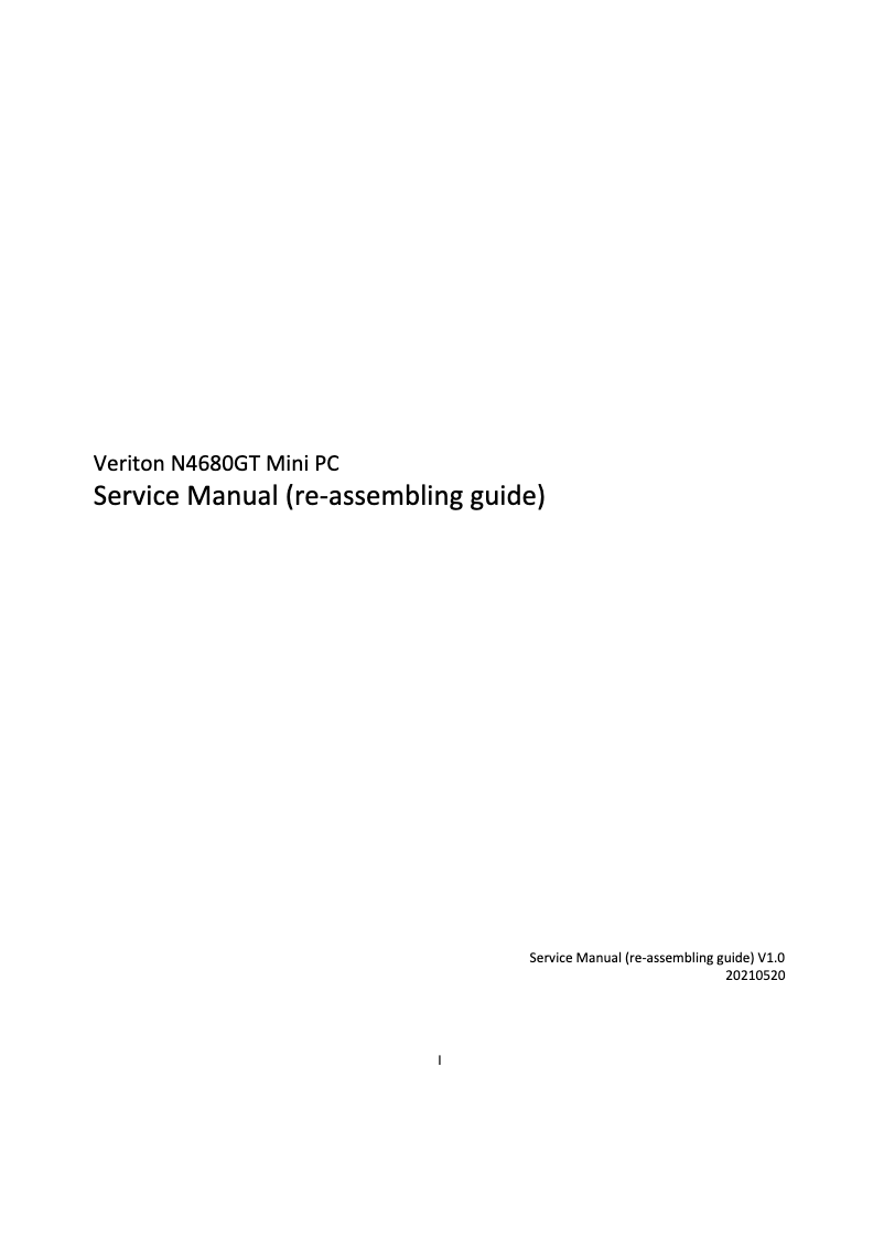 Página 1 del manual Manual de usuario Acer Veriton N VN4680GT