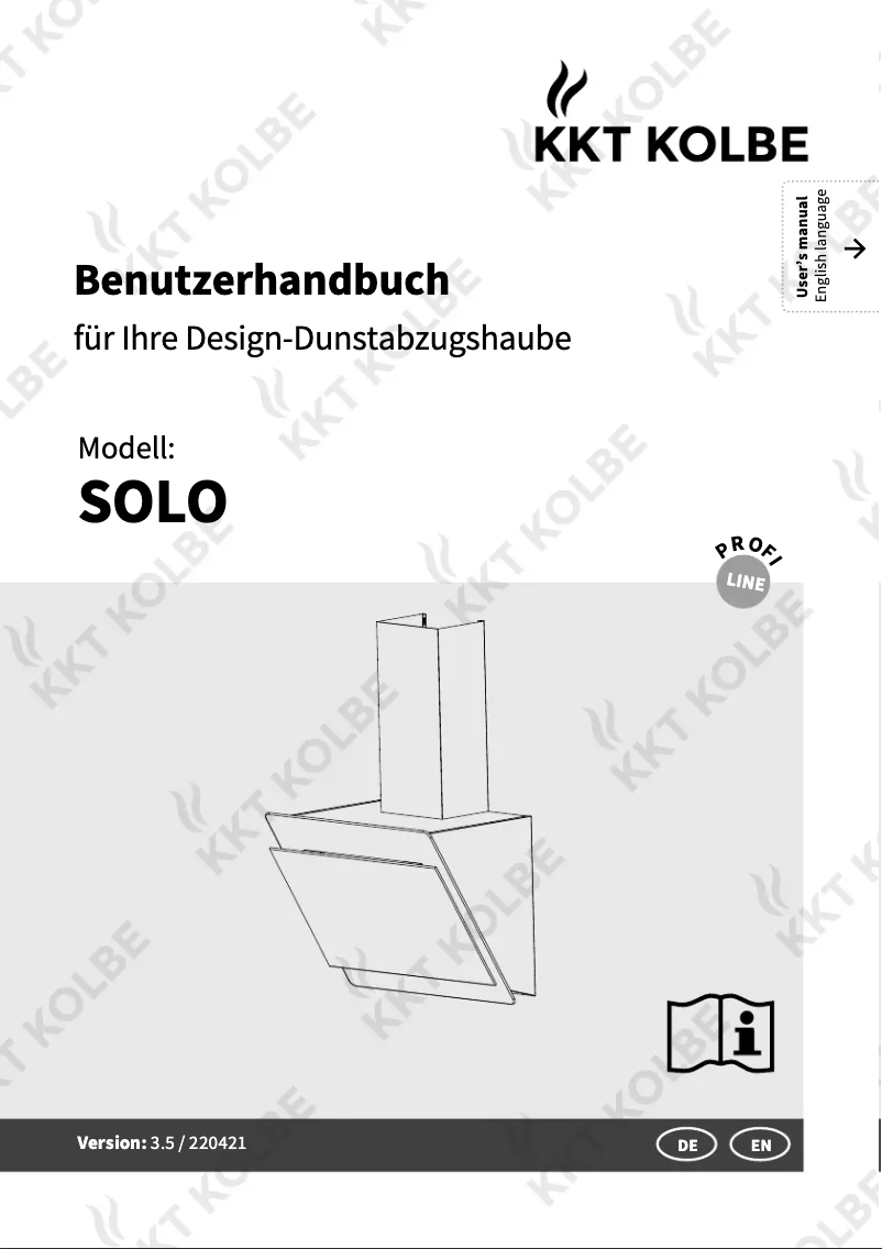 Page 1 de la notice Manuel utilisateur KKT Kolbe SOLO906S