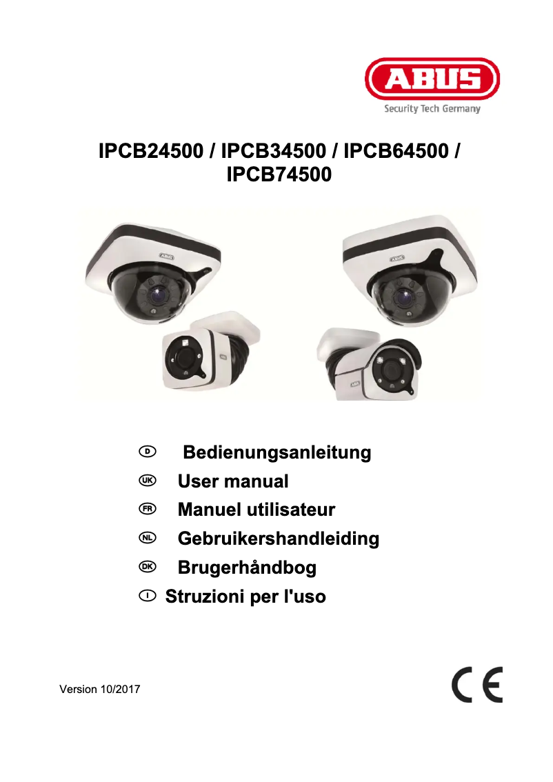 Image de la première page du manuel de l'appareil IPCB24500