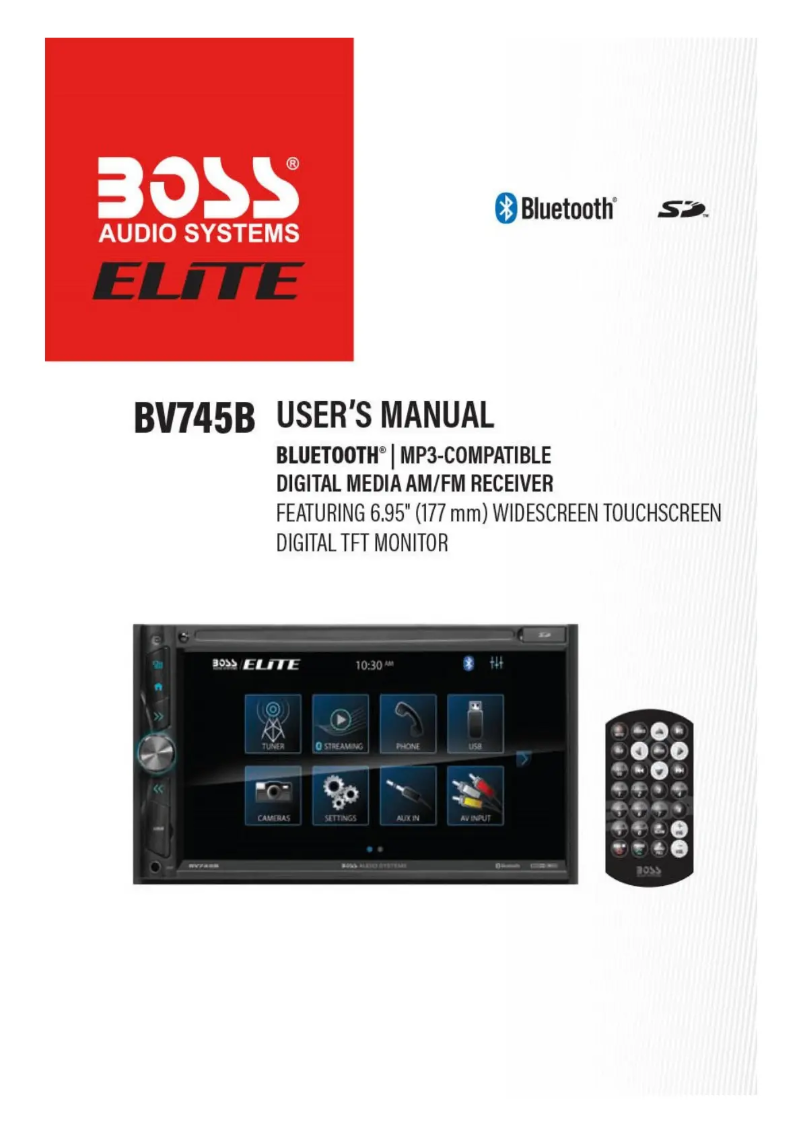 Page 1 de la notice Manuel utilisateur Boss BV765B