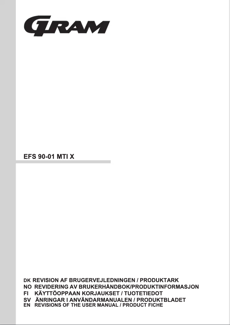 Imagen de la primera página del manual del dispositivo EFS 90-01 MTI X