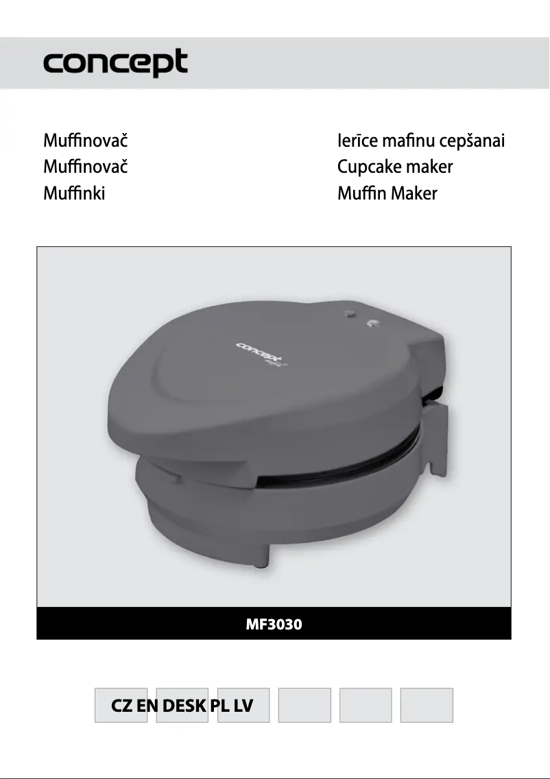 Image de la première page du manuel de l'appareil MF-3030