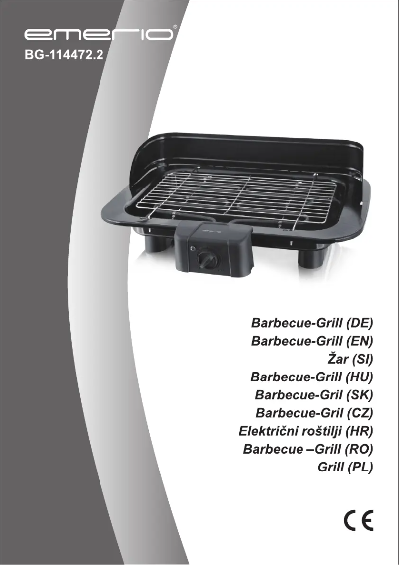 Page 1 de la notice Manuel utilisateur Emerio BG-114472.2